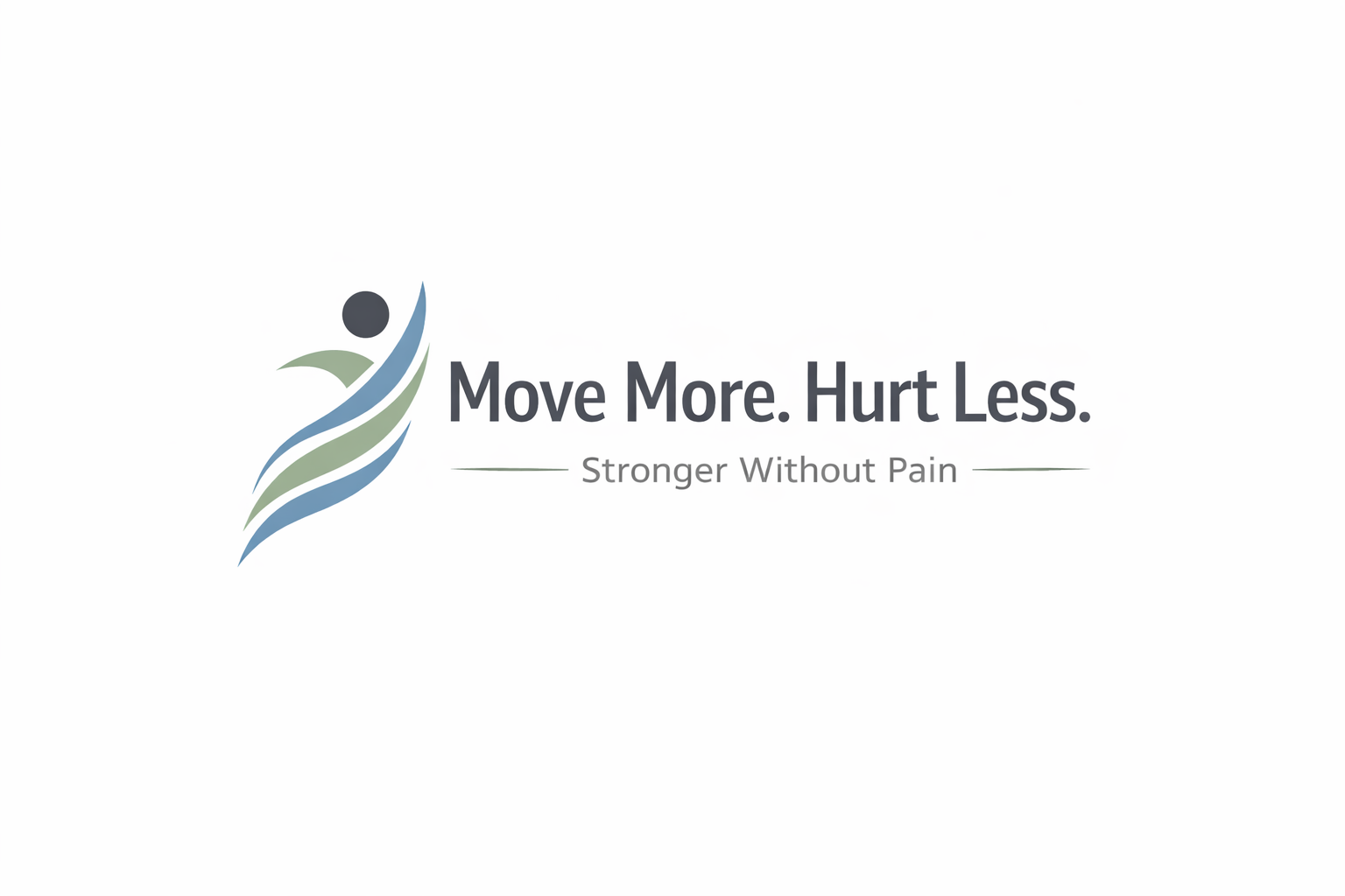 Move More. Hurt Less. Train Smarter. Logo